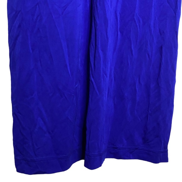 Akris Blue Slip Dress Adjustable Spaghetti Straps Mini Length Scoop Neck 6 - Picture 6 of 15